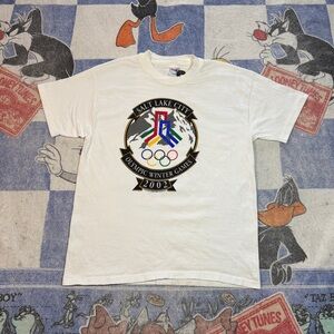 Vintage Salt Lake City Olympics tee